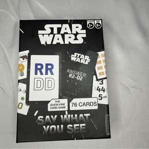 Star Wars: Say What You See Card Game